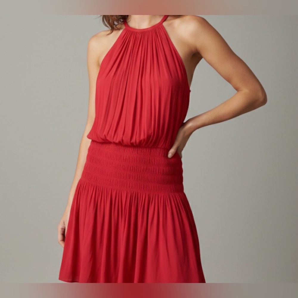 Ramy Brook Strapless Red Dress Size M